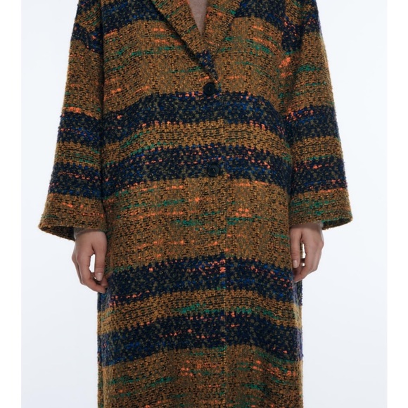 Zara textured coat - Picture 2 of 4